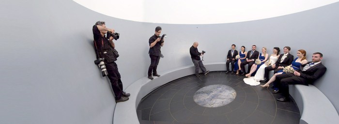 A wedding photographed in Skyspace