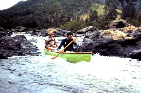 Charlie and me on the river   Photo courtesy of Lesley Wall (Charlies Granddaughter