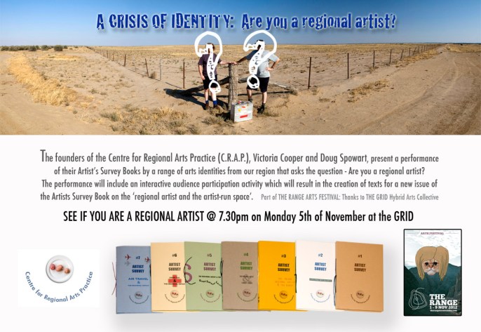 Centre for Regional Arts Practice event