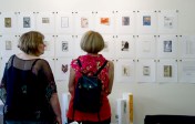 'Bookplates Unbound' wall @ The Studio West End   Photo: Doug Spowart