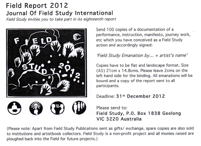 The call for 2012 contributions