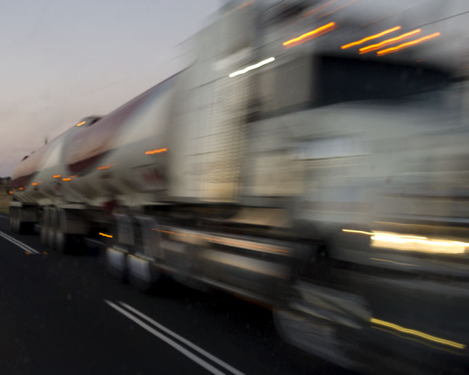 Truck noise   PHOTO: Victoria Cooper