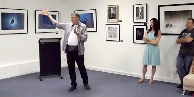 Doug Spowart opens Foto Frenzy  PHOTO: Victoria Cooper