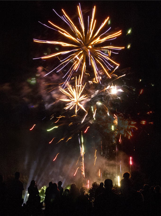 Toowoomba New Years Eve fireworks display Photo: Doug Spowart