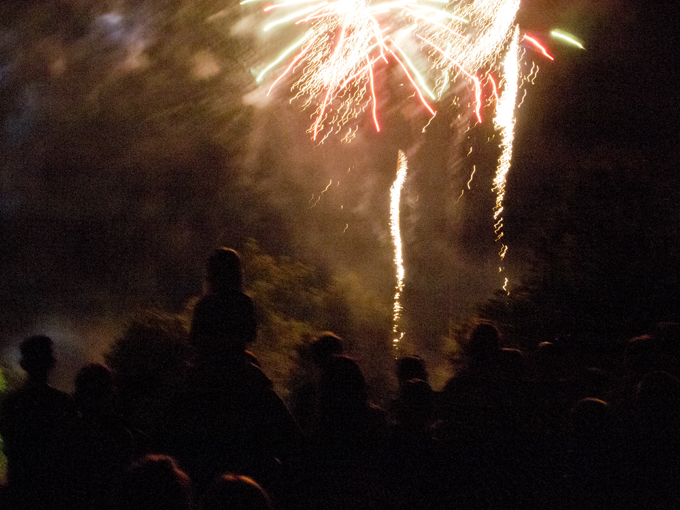 Toowoomba New Years Eve fireworks display Photo: Doug Spowart