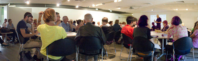 SLQ Apple Distinguished Educators – Digital skills workshops   Photo: Doug Spowart
