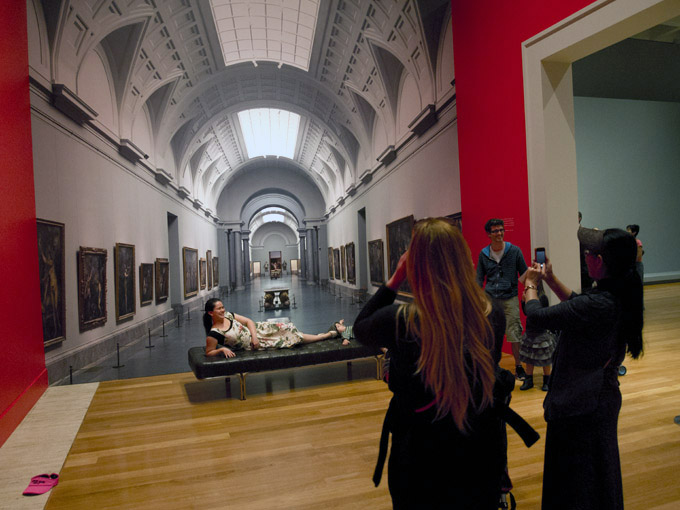 A patron as a clothed Maja Portrait of Spain: Masterpieces from the Prado 