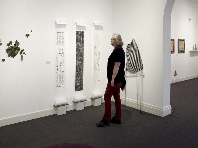 Victoria in the 'Off The Wall' installation