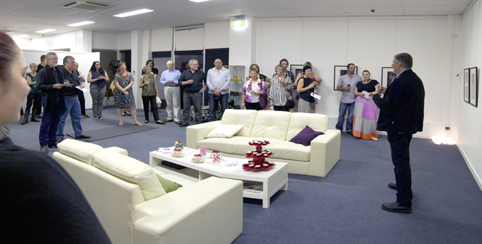 Doug Spowart opens Nicola Poole's 'Lost Girls' exhibition