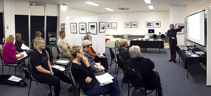 Victoria Cooper talking about photobooks @ Foto Frenzy