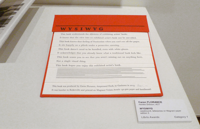 Caren Florence: WYSIWYG .........Photo: Helen Cole