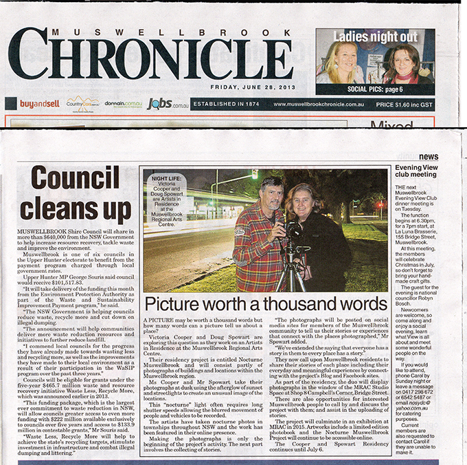Chronicle News story: 28 June 2013