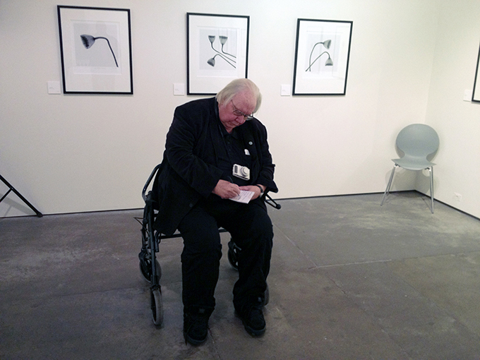 Robert McFarlane preparing his opening remarks . . iPhone Photo: Doug Spowart