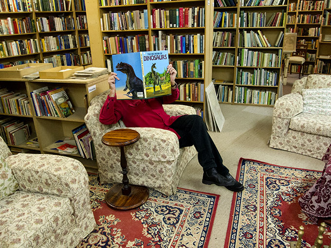 Doug finds a book ...