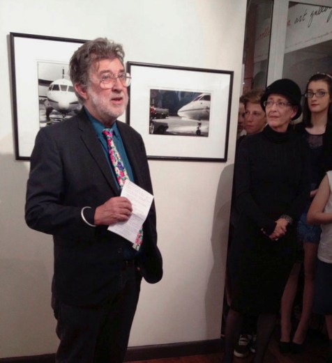 Glen O'Malley speaks @ the opening .... Photo courtesy of Olive Lin