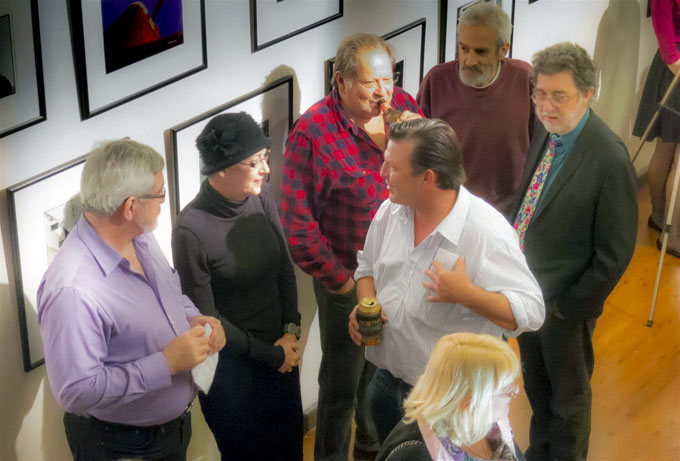 Susan with guests .... Photo courtesy of Robert Mercer