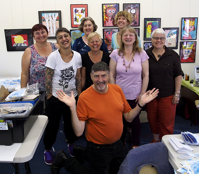 The C.R.A.P.y artist book team