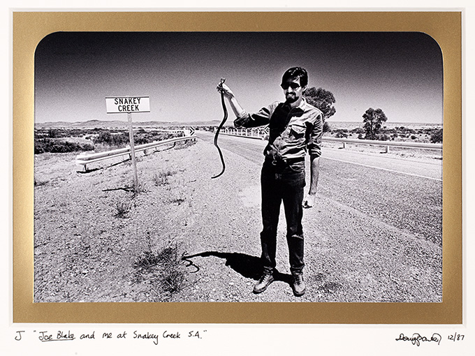 J  Joe Blake – Equals ‘snake’ in Australian rhyming slang. Mannahill, South Australia. 