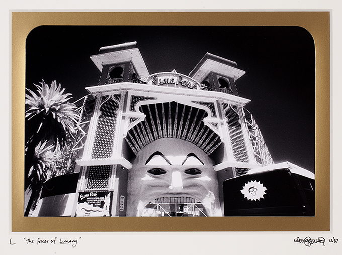 L  Luna Park – A Temple of fun, frivolity and scary rides for Sydney-siders and Melbournites. St Kilda, Melbourne, Victoria.