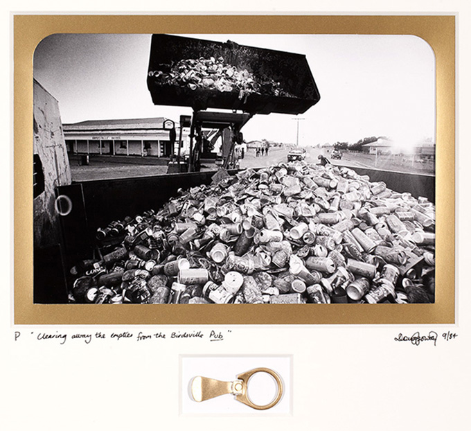 P  Pub. Revered as the typical lonely outback pub the Birdsville hotel is so inundated with visitors for the annual races that the traveller's empty beer cans are removed each morning with a front-end loader and a tip truck. Birdsville, Western Queensland.