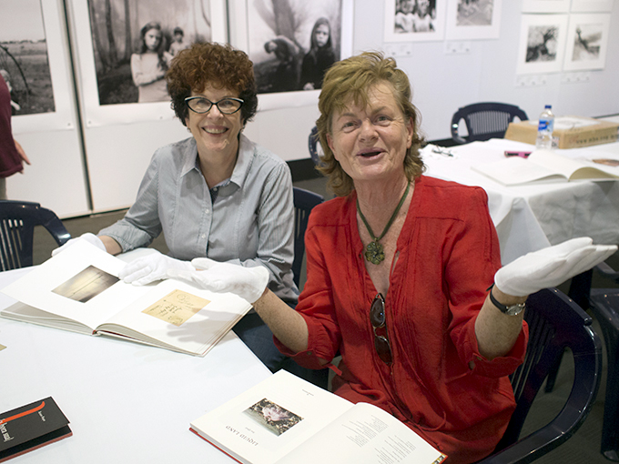 Ann Alcock and Bev Lacey