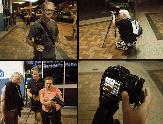 Some of the local photographers on a shoot out