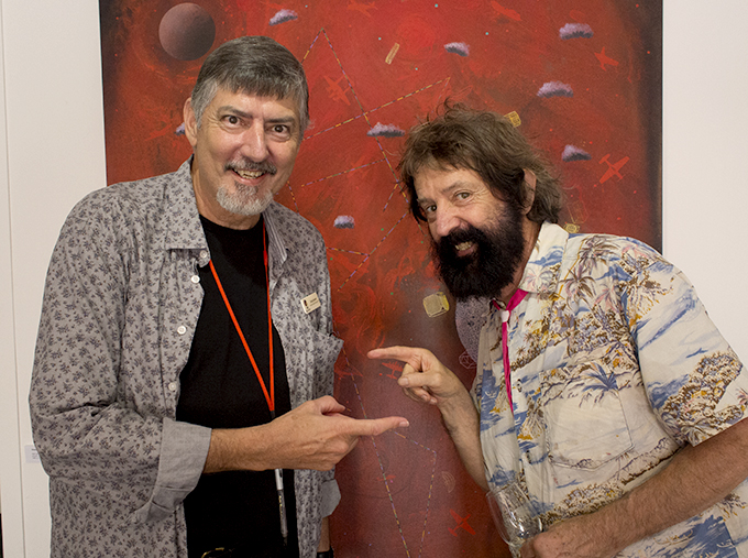 Stephen Spurrier + Me ... PHOTO: Bev Lacey