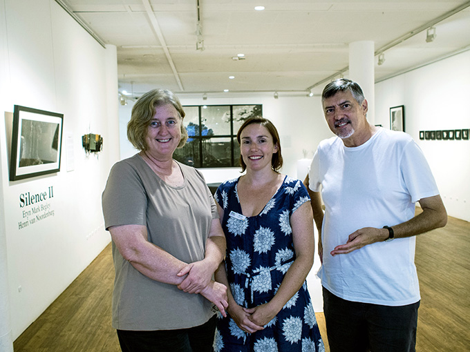 With Tudie Leigo BRAG Exhibitions Officer