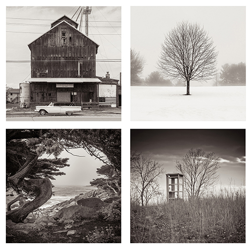 Four photographs by Michael Knapstein from the exhibition 'Around the world in 14 days' 
