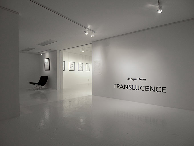 Jacqui Dean's TRANSLUCENCE @ Maud Gallery, Brisbane   Photo: Doug Spowart