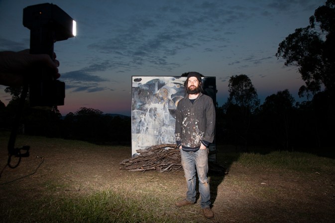 Damien Kamholtz @ the burning  Photo: Cooper+Spowart