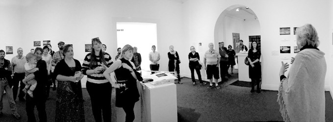 The opening of 'Speaking About Place by Ashleigh Campbell