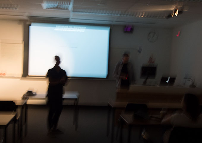 Heather introduces Doug's lecture...