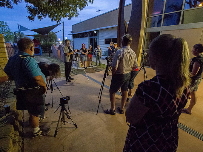 Doug doing a briefing