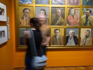 Bohemian Melbourne portrait wall