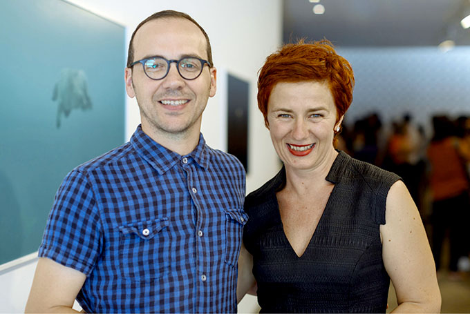 Daniel Boetker-Smith + Heidi Romano PHOTO: Lauren Dunn www.artdocumentation.com.au