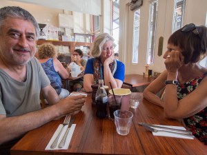 Lunch with Tess + Peter