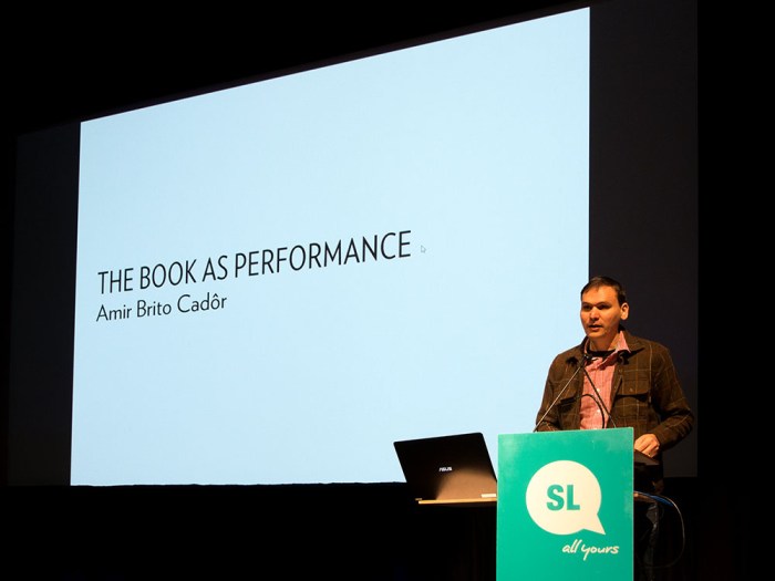 Amir Brito Cadôr makes his keynote presentation