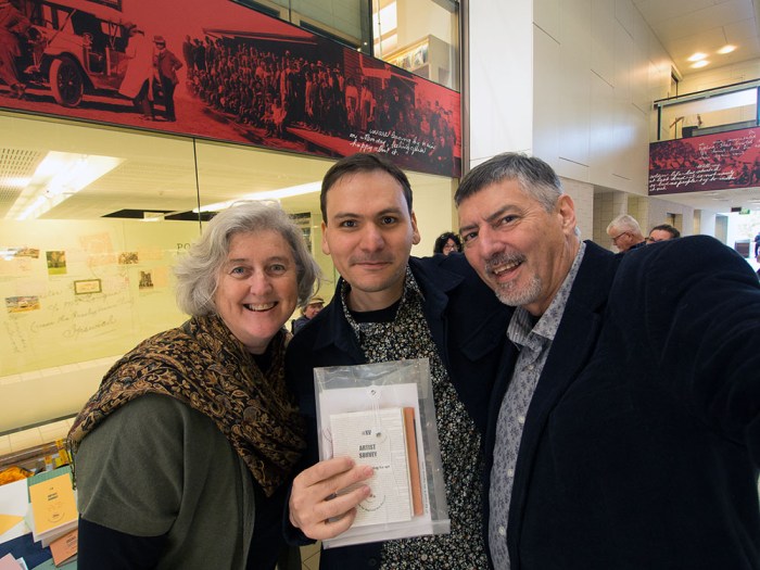 Amir Brito Cadôr with Victoria Cooper and Doug Spowart