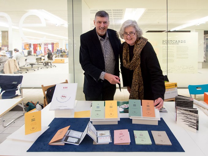 Doug Spowart and Victoria Cooper and their C.R.A.P. display
