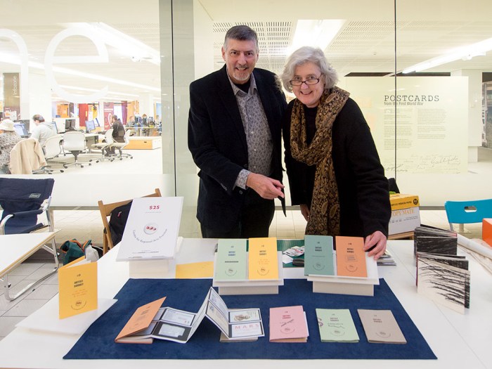 Doug Spowart and Victoria Cooper and their C.R.A.P. display