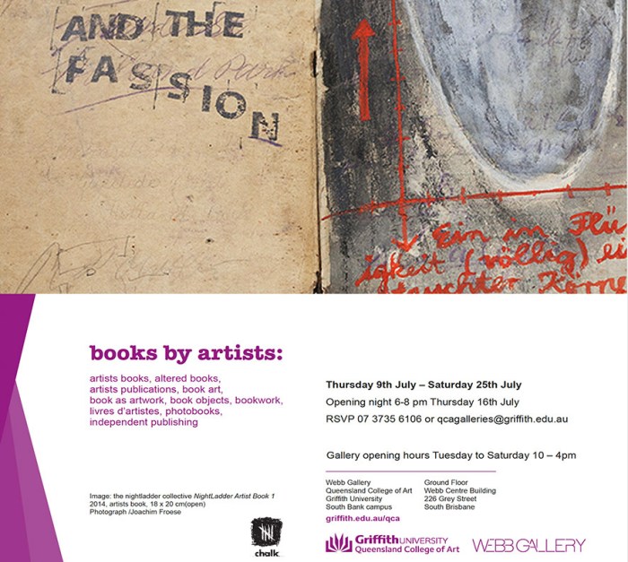 Invite – 'Books by Artists'