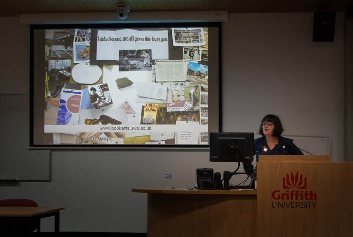 Sarah Bodman presents her keynote lecture