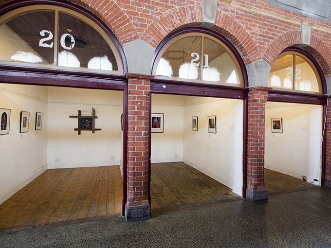 Part of David Williams' exhibition alcoves