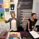 Libby Jeffery MomentoPro after a long day at Volume Art Book Fair&nbsp;Sydney