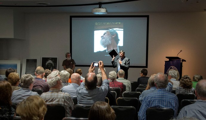 Doug Spowart launches Roger Skinner's 'A Life in Light' PHOTO: Victoria Cooper