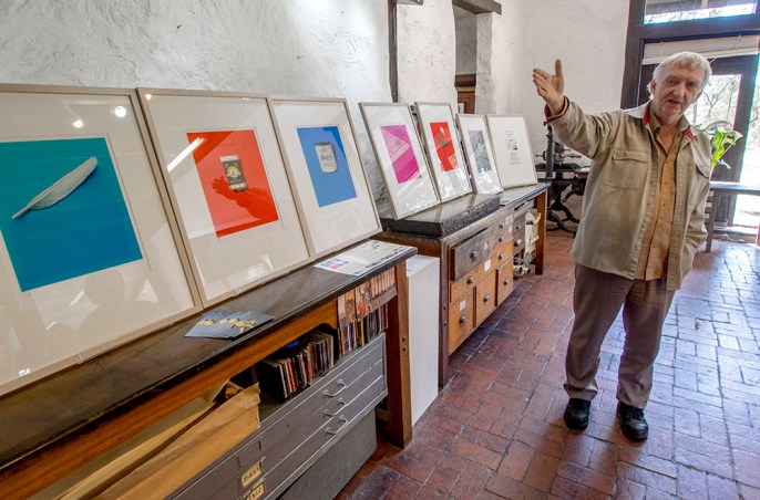 William Kelly, SLV Creative Fellow and Baldessin Press Studio Residency recipient