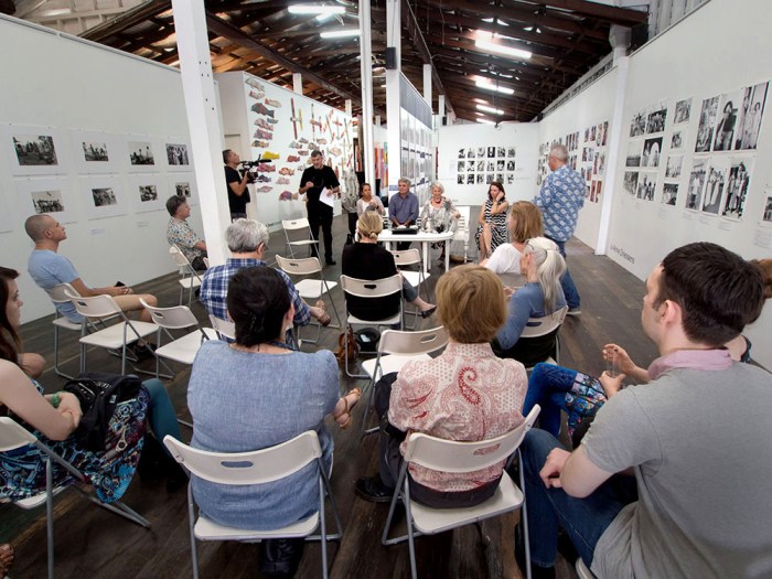 "Up Close" Artist Talk chaired by Doug Spowart PHOTO: Victoria Cooper