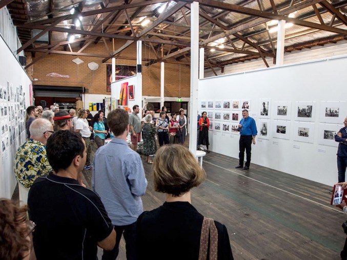 Doug Spowart opens "Up Close" exhibition @ Fireworks Gallery PHOTO: Victoria Cooper