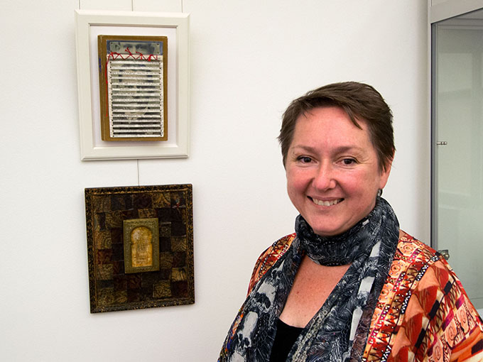 Robyn Foster @ 'Personal Histories' opening Uni NSW, ADFA, Canberra.